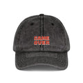 Vintage 'Game Over' Embroidered Cap