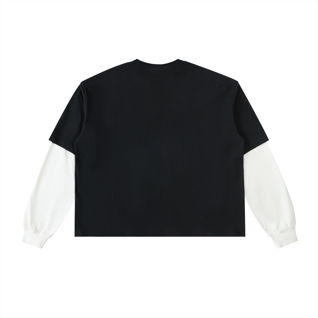 Star Gazer Contrast Sleeve Shirt