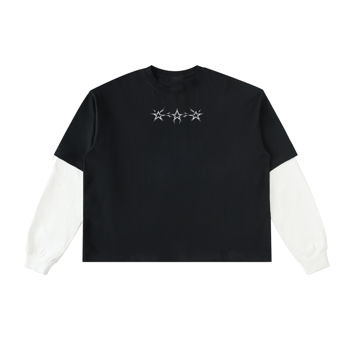 Star Gazer Contrast Sleeve Shirt
